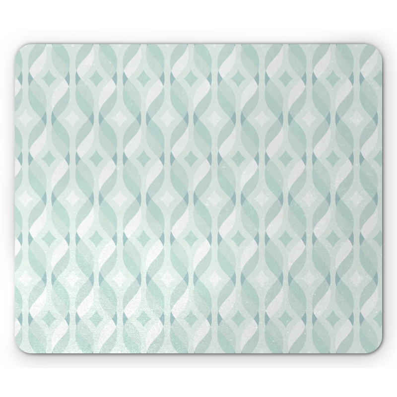 Tangled Lines Rhombus Mouse Pad