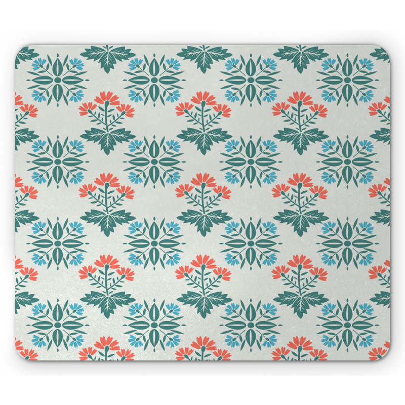 Abstract Spring Motifs Mouse Pad