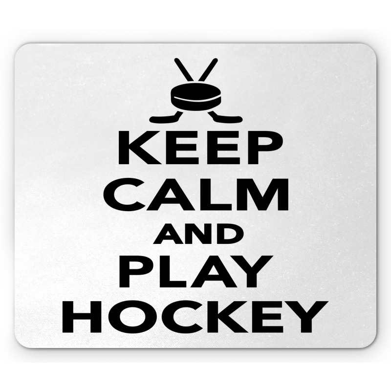 Keep Calm and Play Words Mouse Pad