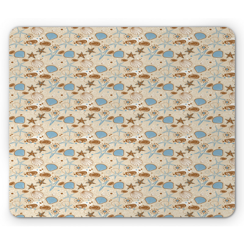 Doodle Starfishes Mouse Pad