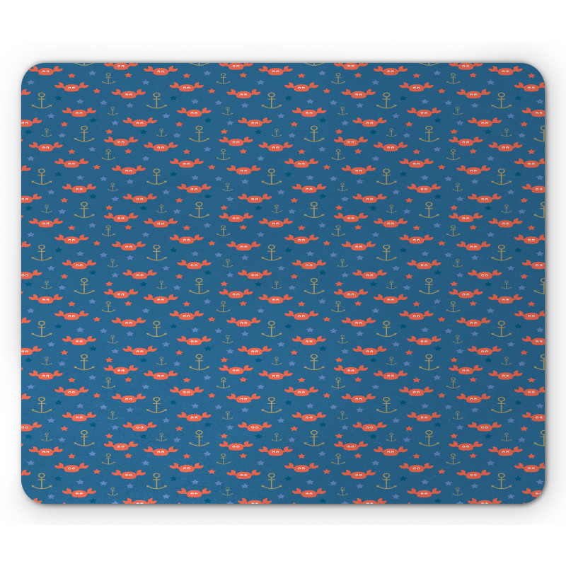 Crabs Anchors Mouse Pad