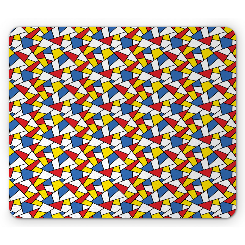 Colorful Stained Glass Mouse Pad