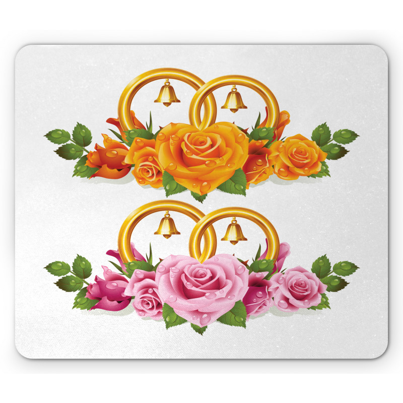 Roses Rings Mouse Pad