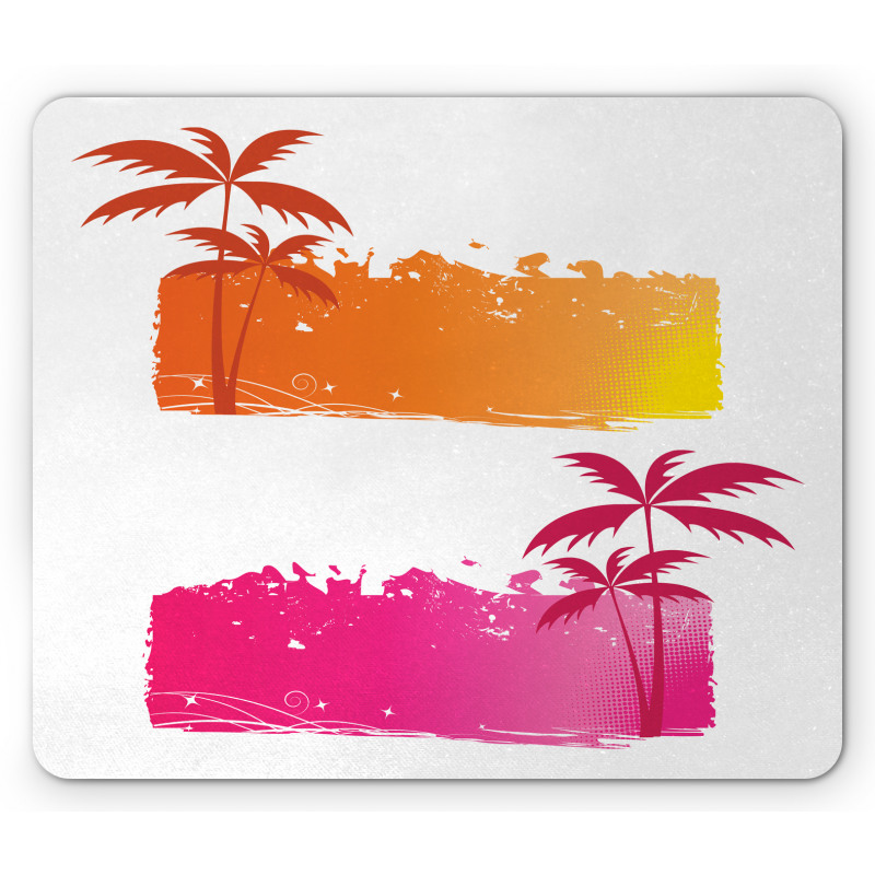 Tropical Grunge Mouse Pad