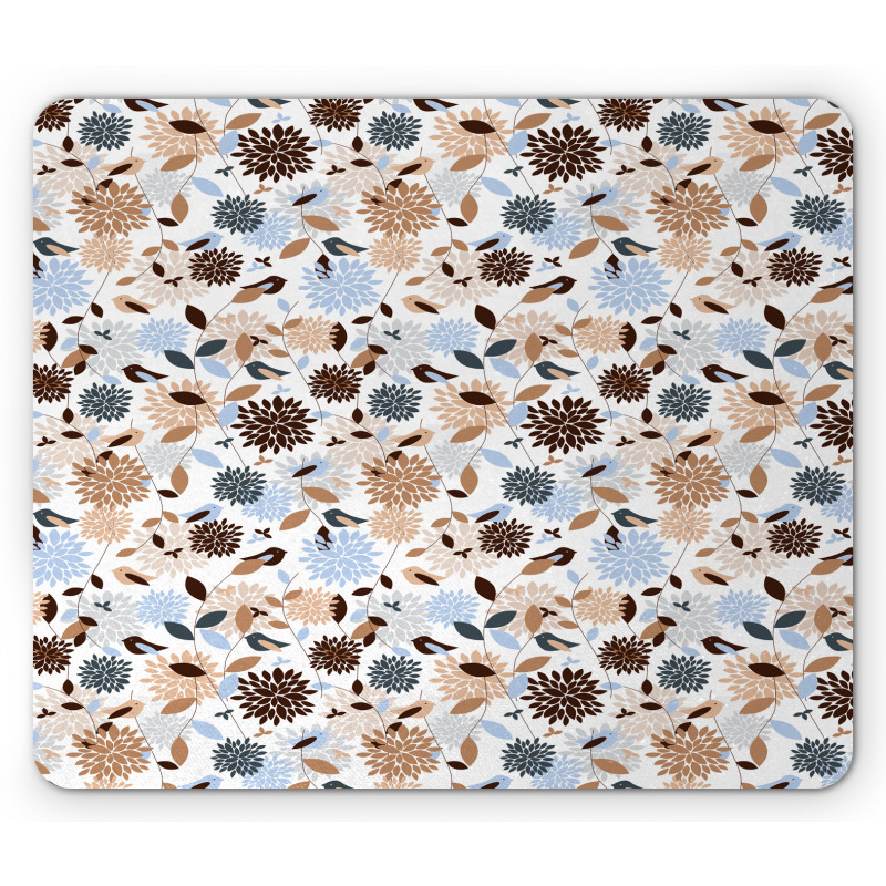 Hydrangea Abstract Mouse Pad