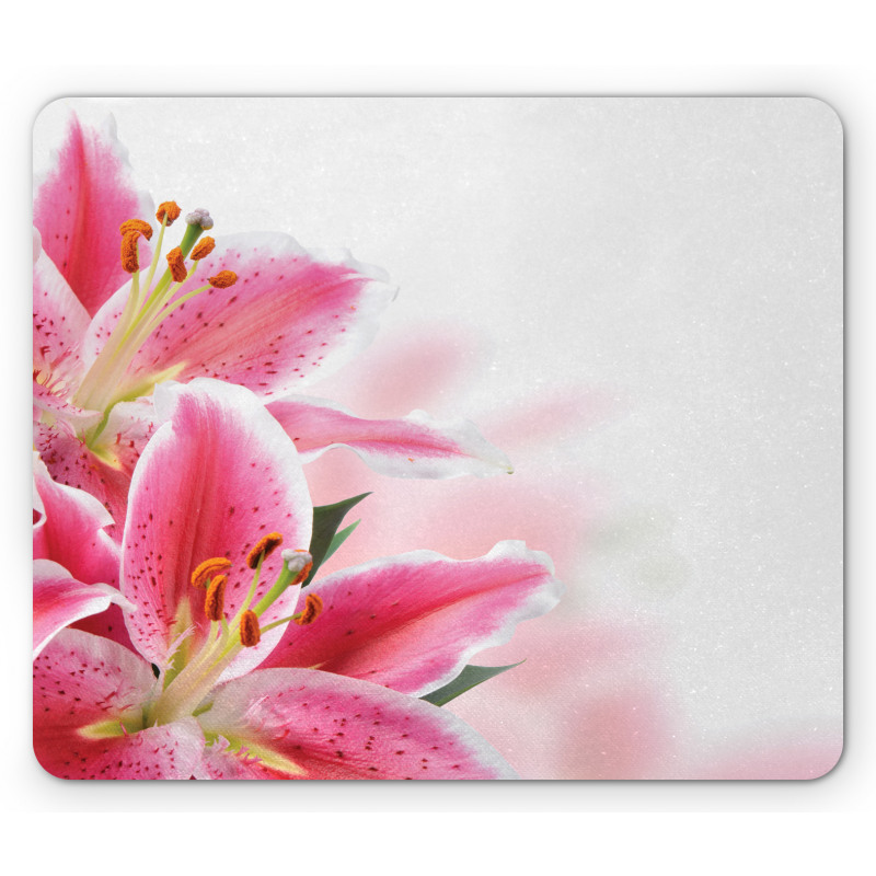 Lilies Bouquet Mouse Pad