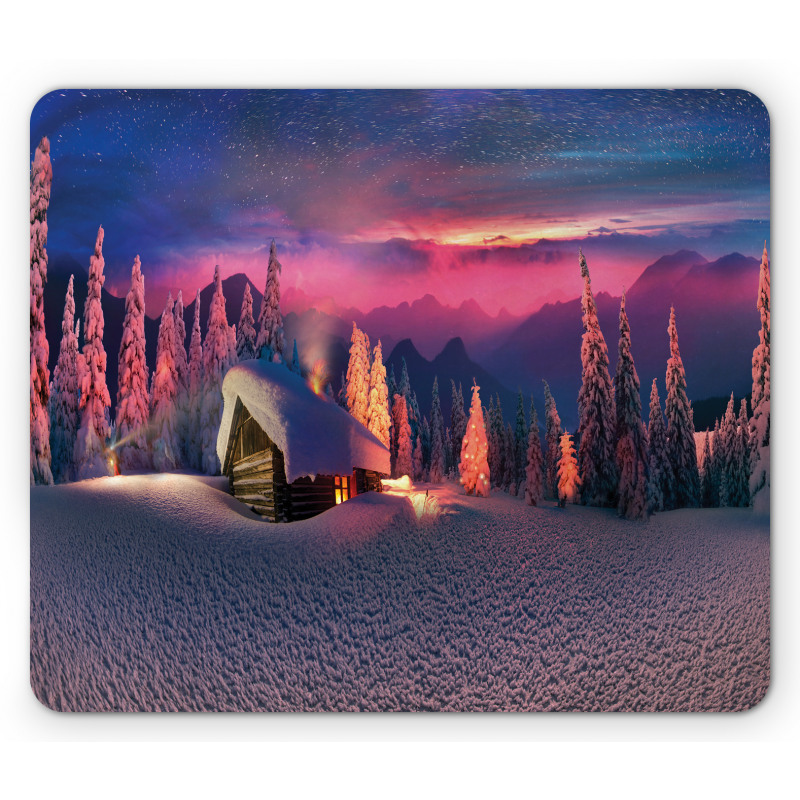 Wild Alpine Scene Mouse Pad