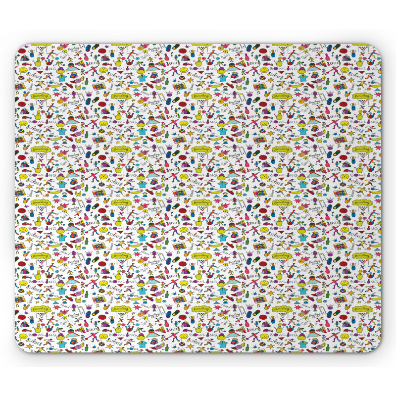 Cheery Colorful Cartoon Mouse Pad
