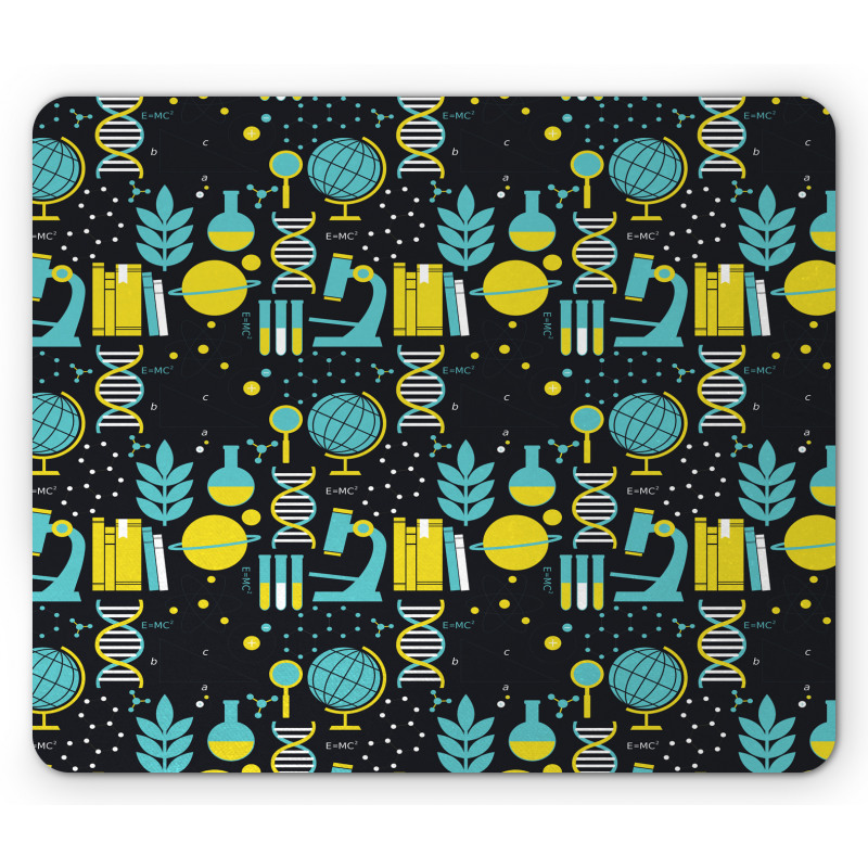 Science Class Pattern Mouse Pad