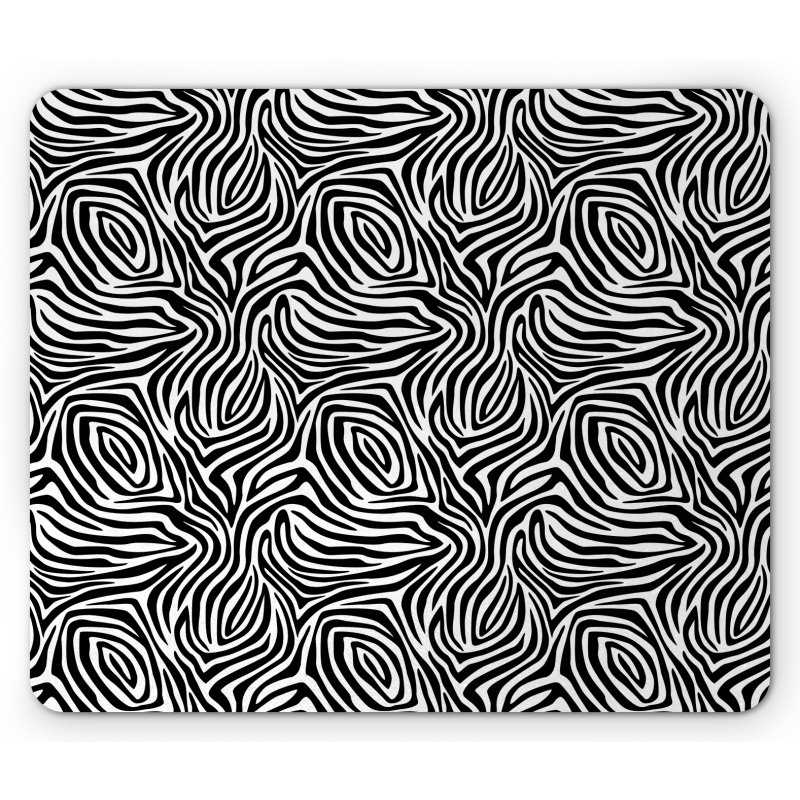 Zebra Skin Pattern Mouse Pad