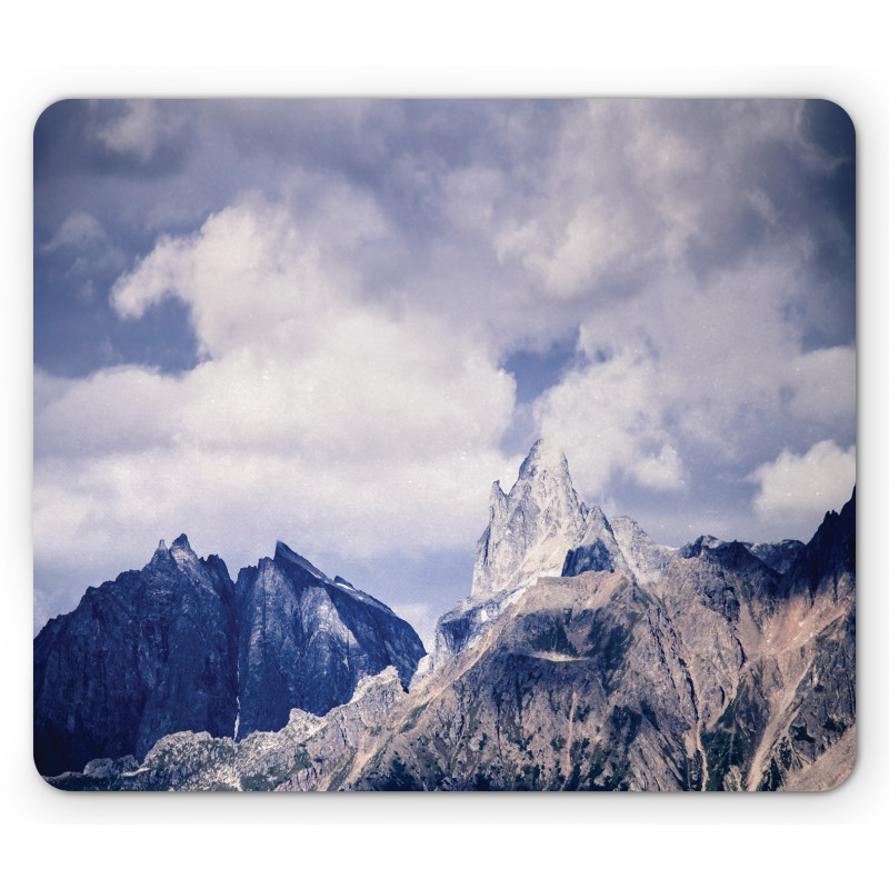 Craggy Peaks Mountains Mouse Pad