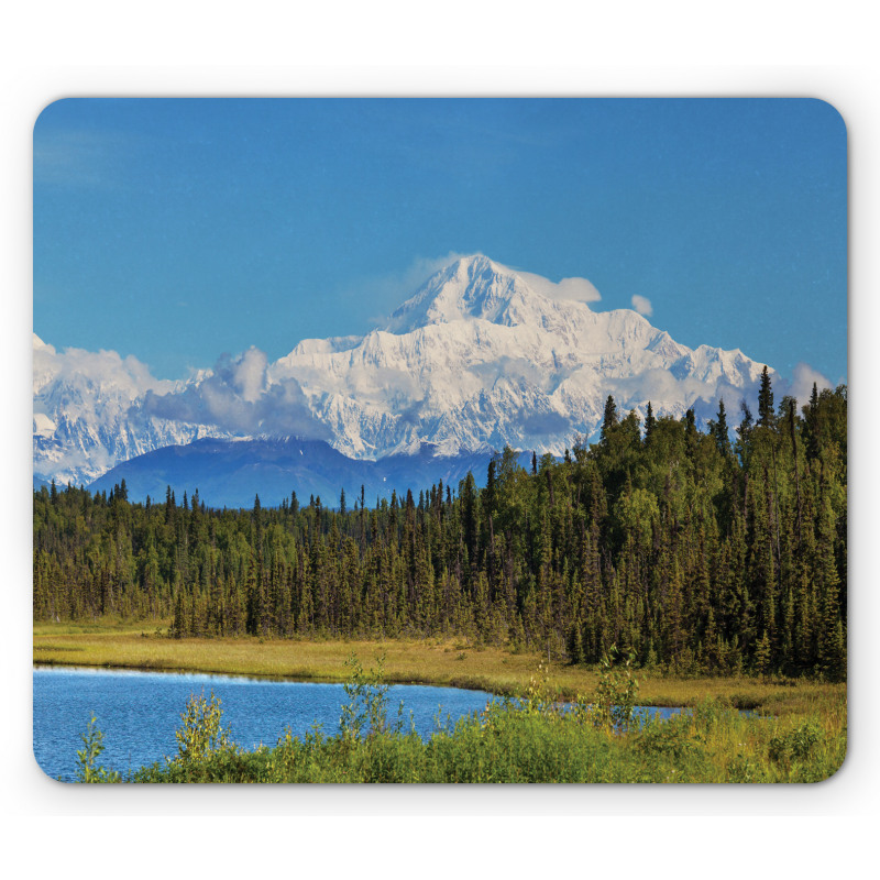 Snow Covered Mountain Mouse Pad