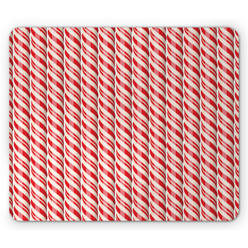 Red Christmas Sweets Mouse Pad