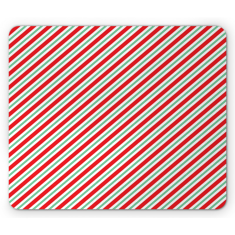 Bicolor Stripes Mouse Pad