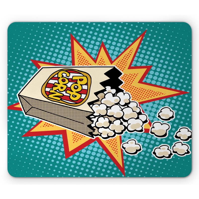 Retro Popcorn Mouse Pad