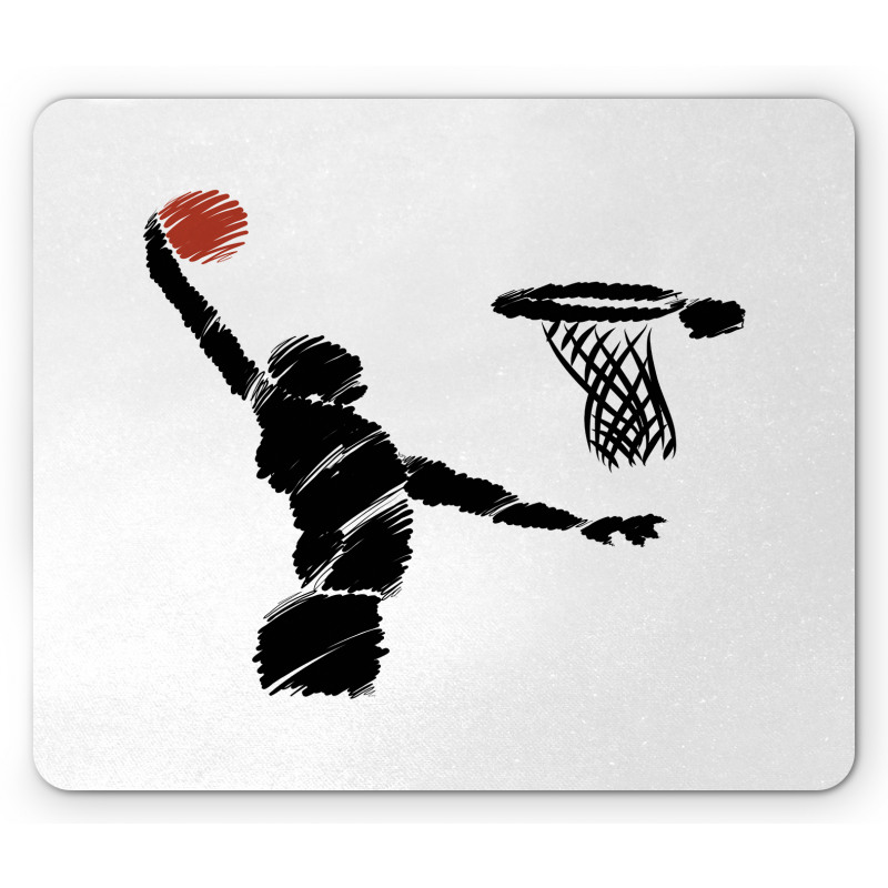 Basketball Player Artwork Mouse Pad