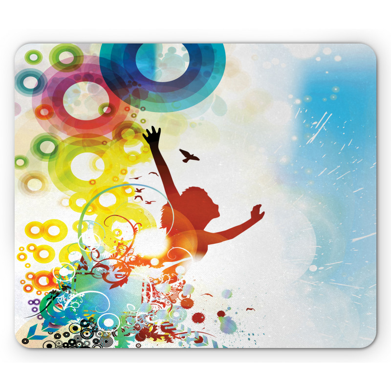 Abstract Woman Mouse Pad