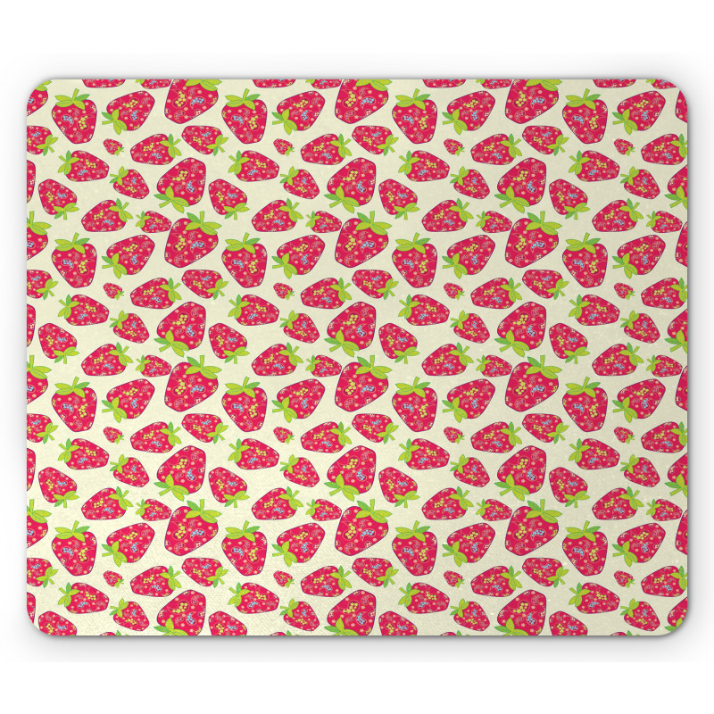 Fruit Paisley Motifs Mouse Pad