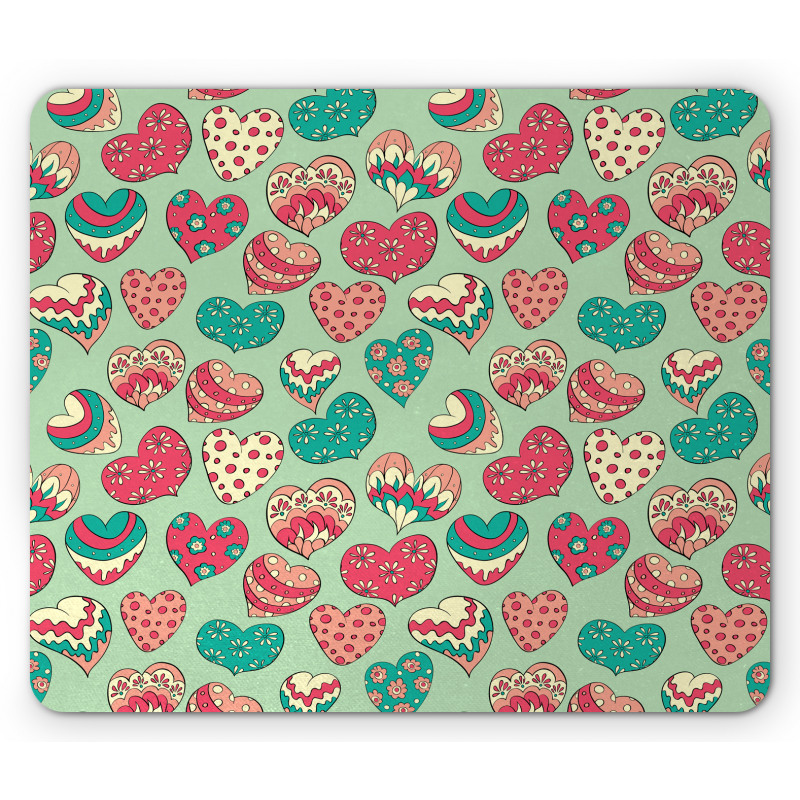 Colorful Love Cheers Mouse Pad