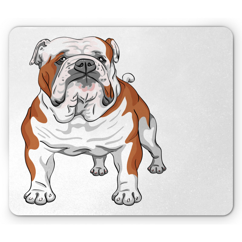 Muscular Dog Mouse Pad