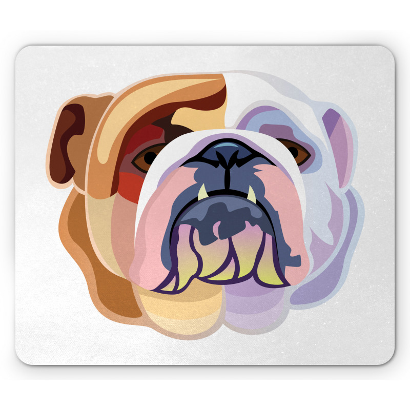 Abstract Dog Mouse Pad