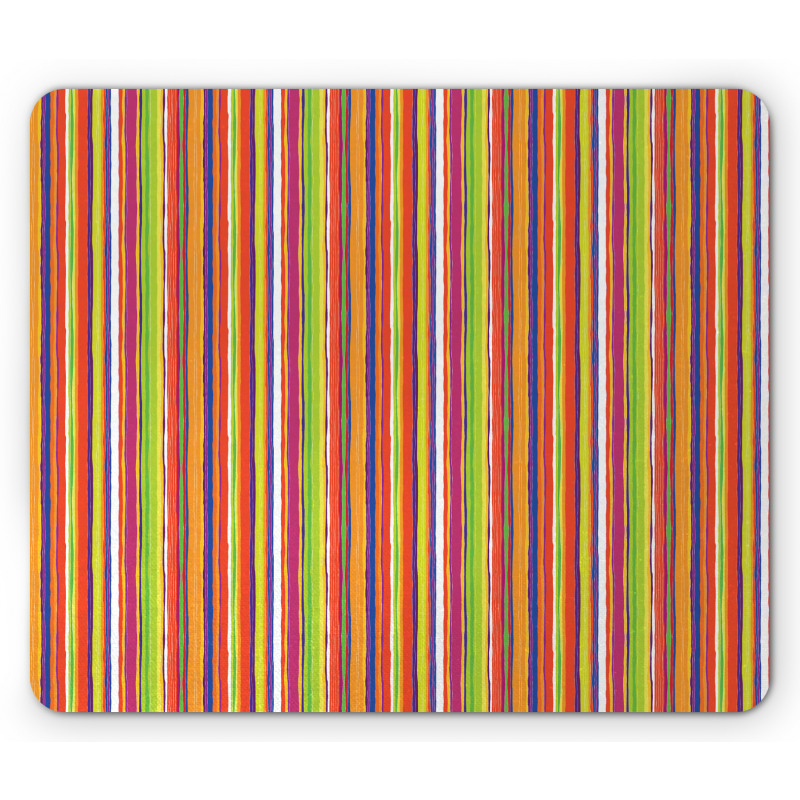 Barcode Style Lines Mouse Pad
