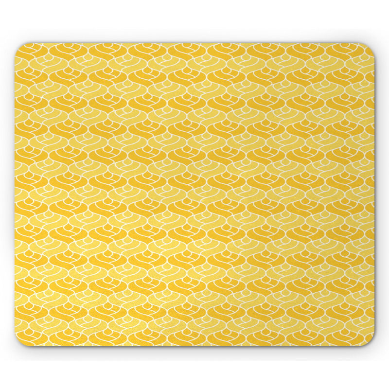 Romantic Rose Pattern Mouse Pad