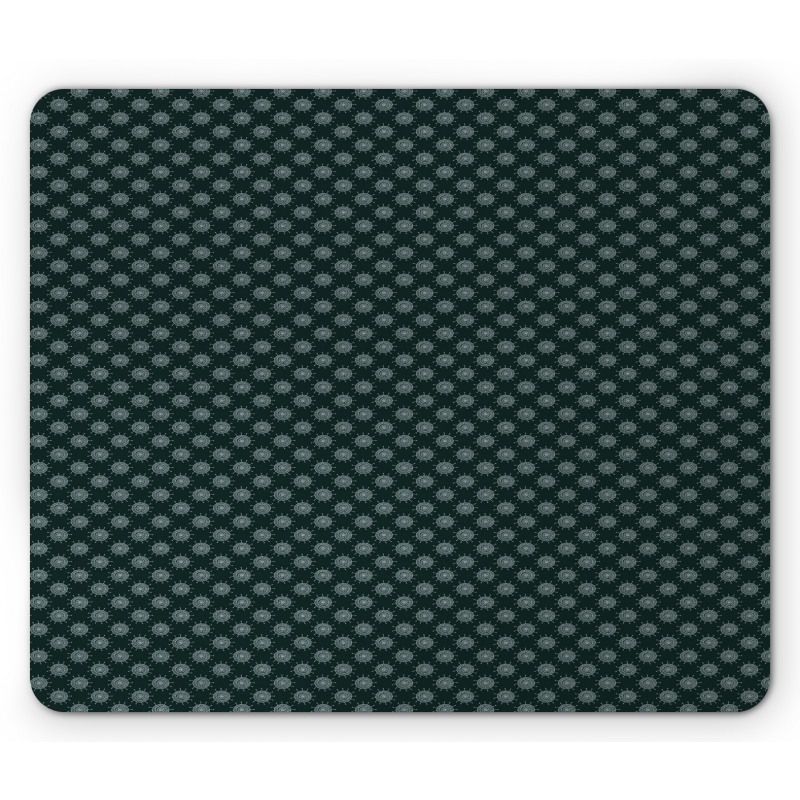 Doodle Circular Petals Mouse Pad