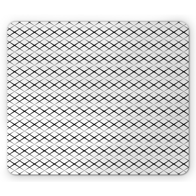 Grid Lines Mouse Pad