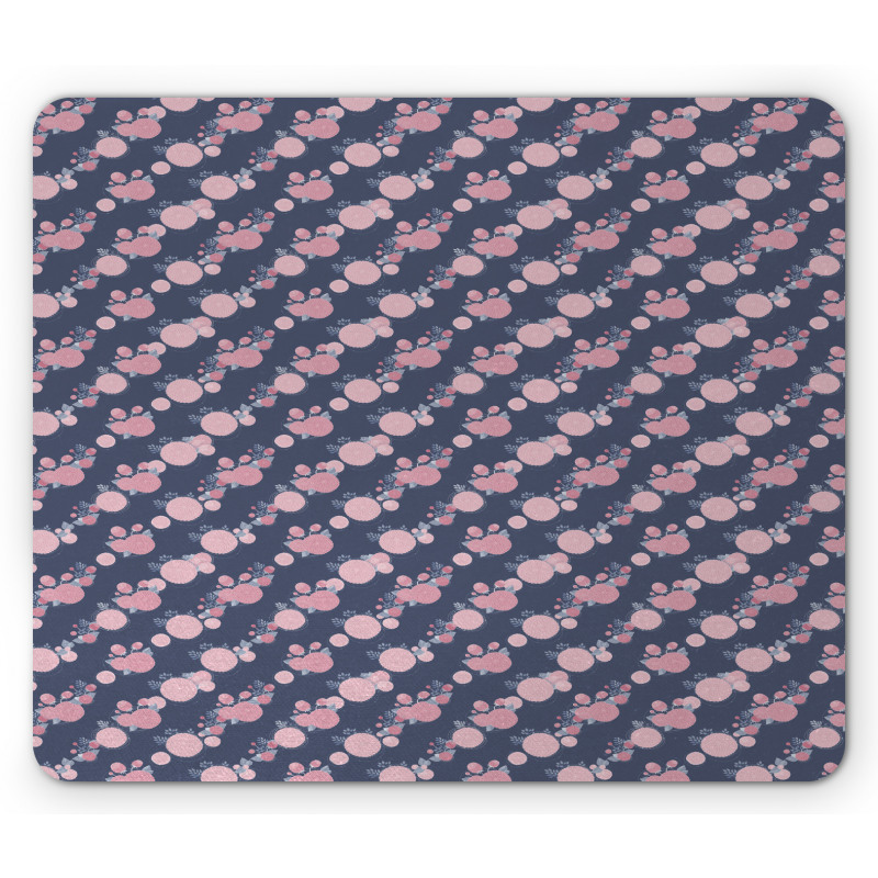 Pink Asters Romantic Mouse Pad