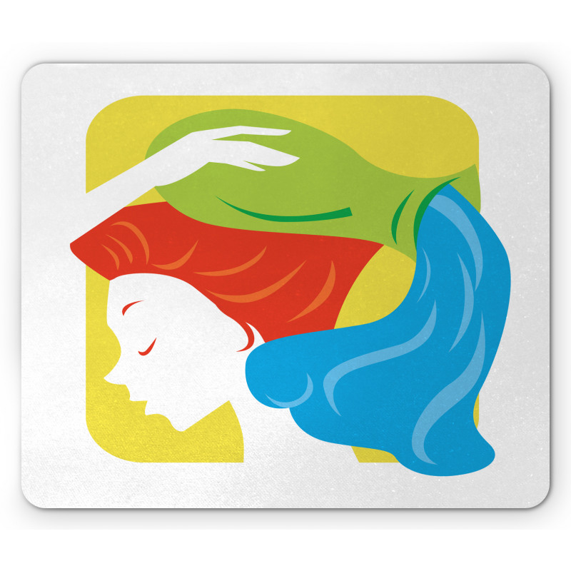 Astrology Lady Mouse Pad