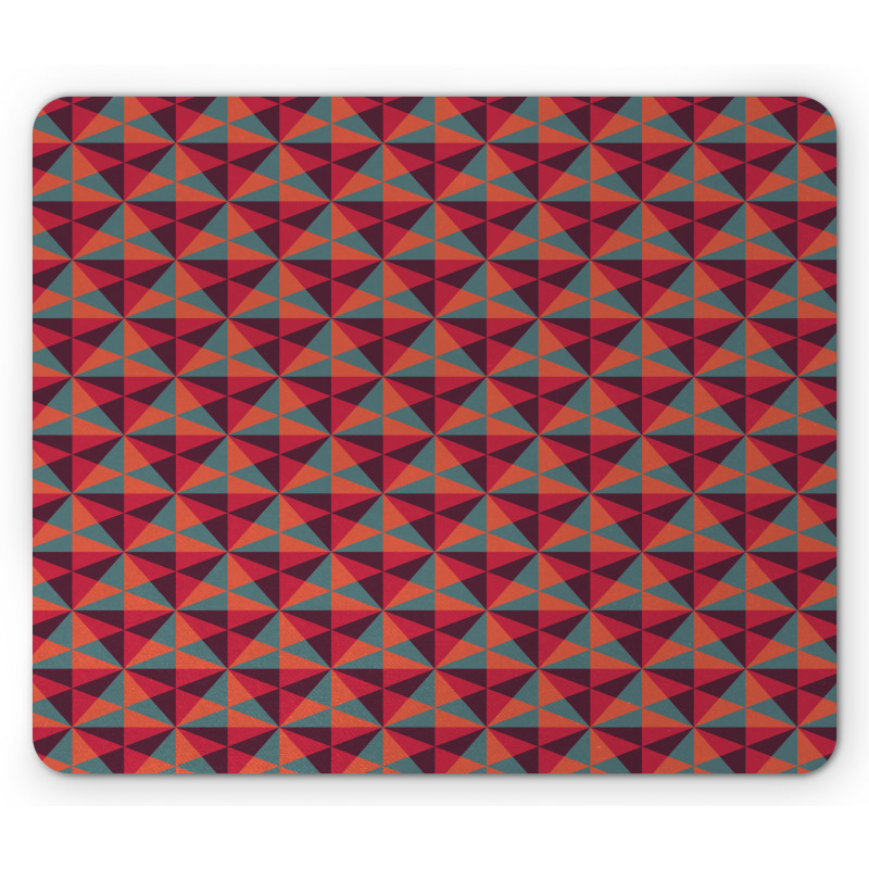 Triangles Mosaic Mouse Pad