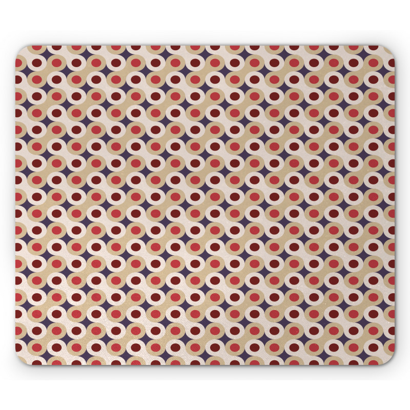 Abstract Wrench Motif Mouse Pad