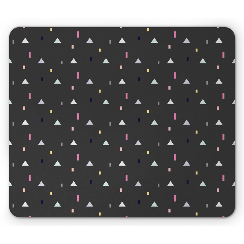 Triangles Color Art Mouse Pad