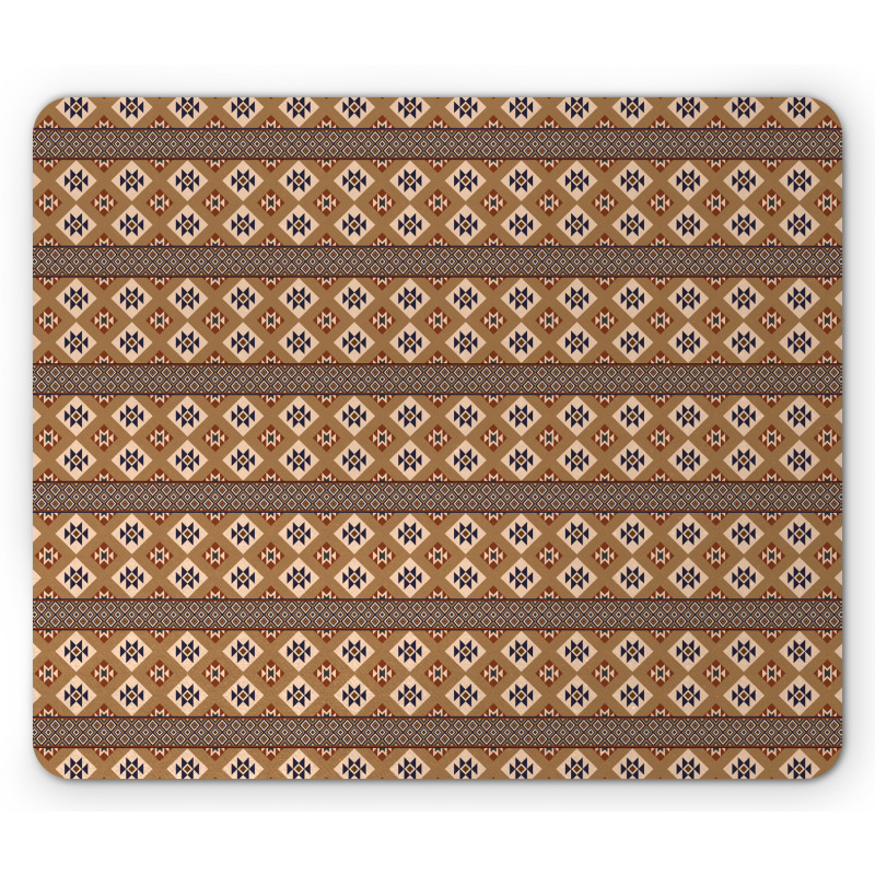 Bohemian Rhombuses Mouse Pad