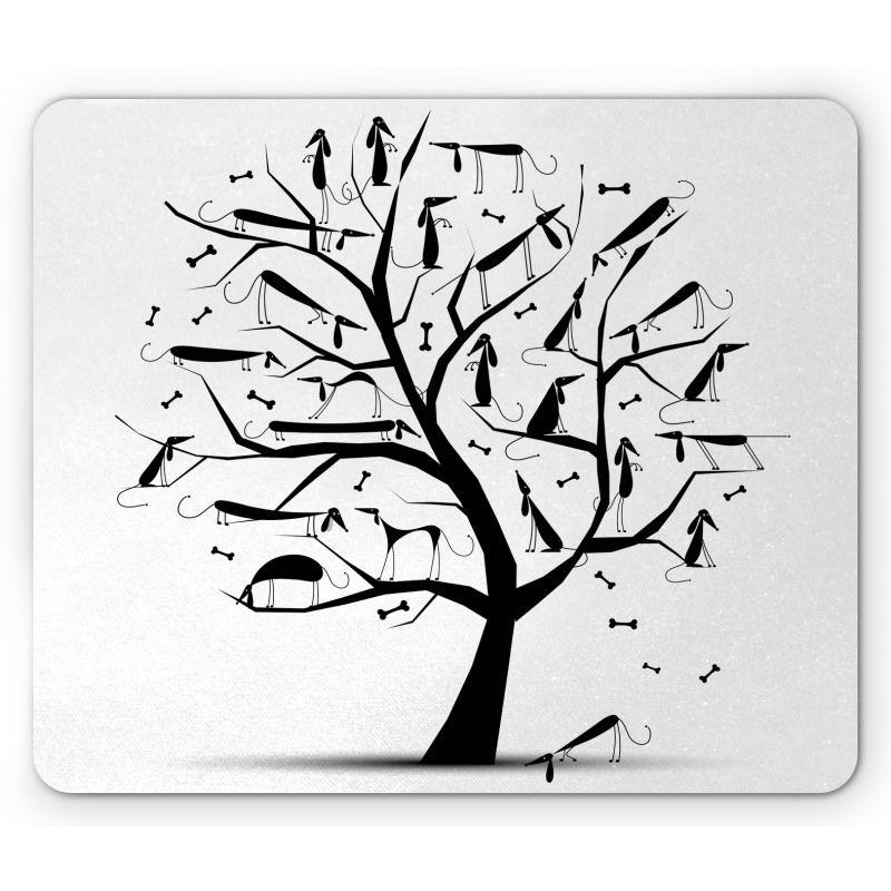 Autumn Season Tree Mouse Pad