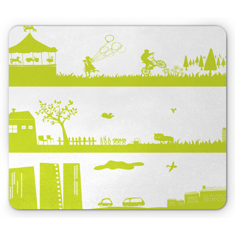 Landscape Pattern Mouse Pad