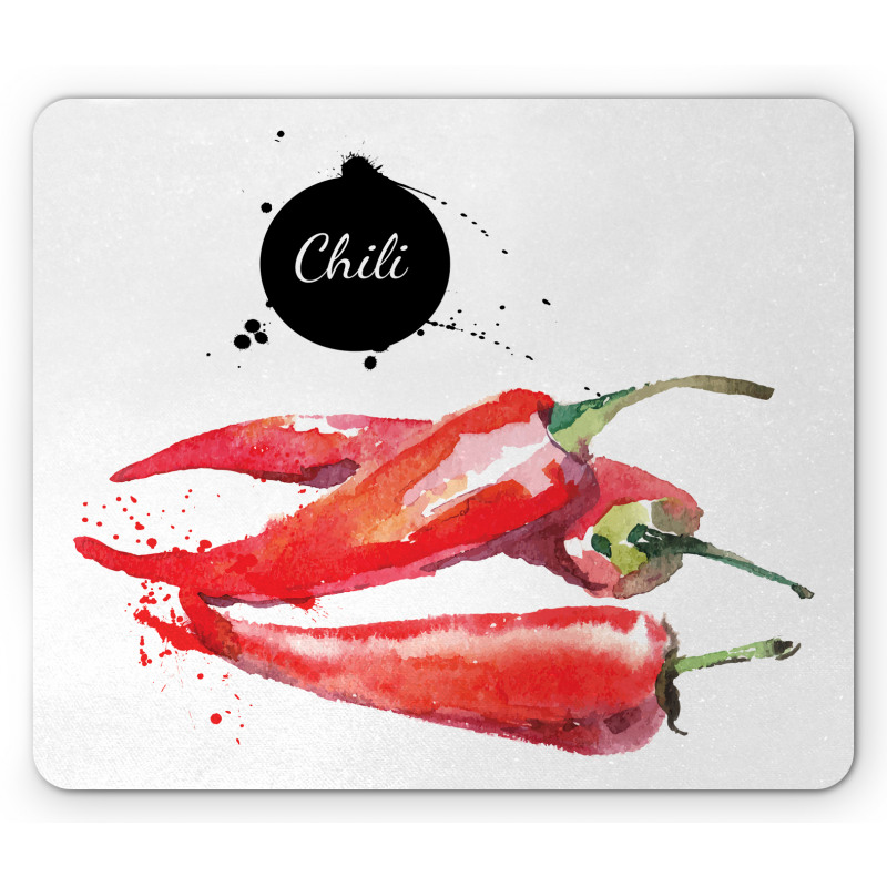 Chili Pepper Hot Spicy Mouse Pad