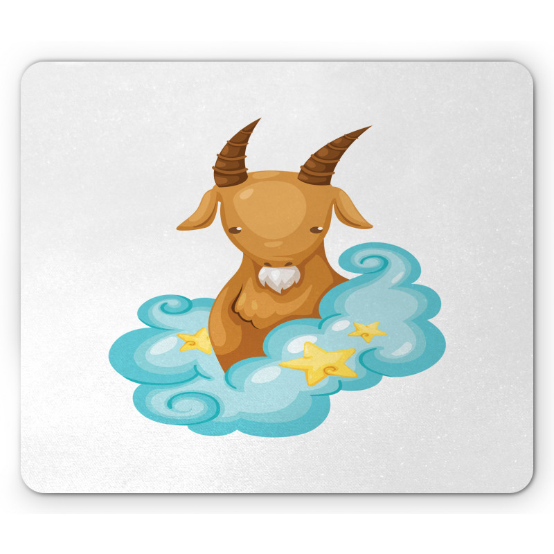 Cartoon Goat Mouse Pad