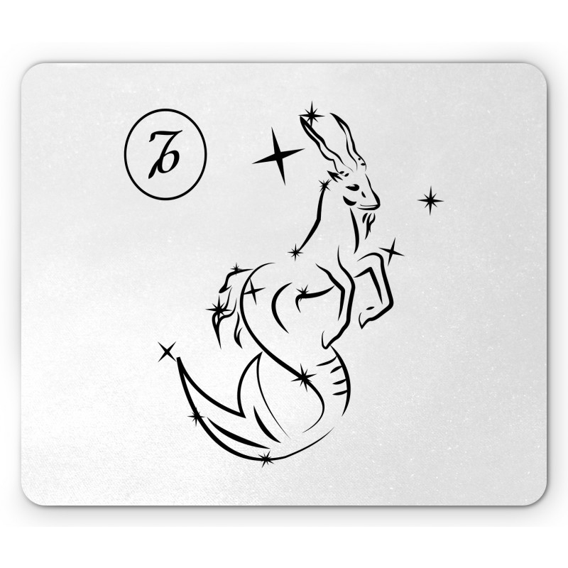 Sketch Goat Mouse Pad