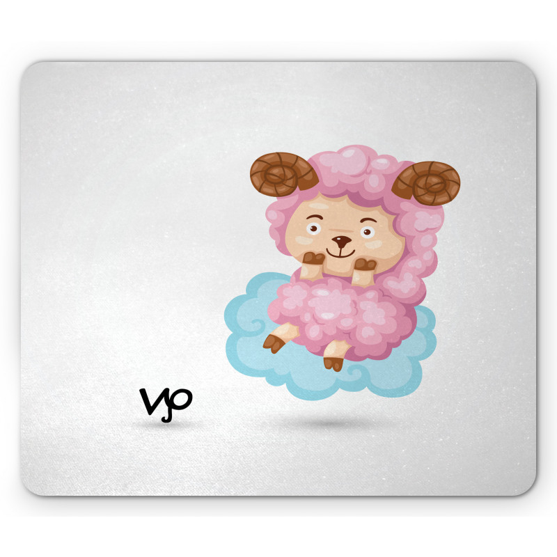 Cartoon Sheep Kids Mouse Pad