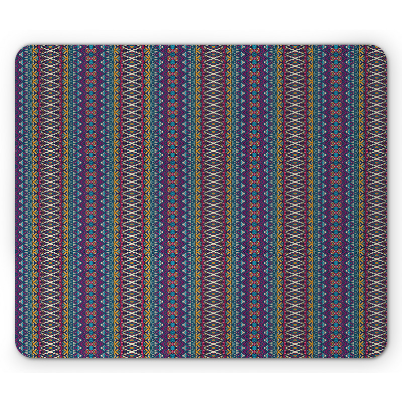 Triangles and Chevrons Mouse Pad