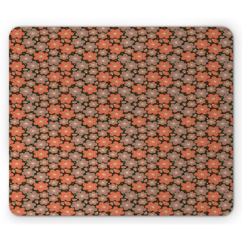 Ornate Spring Blooms Mouse Pad