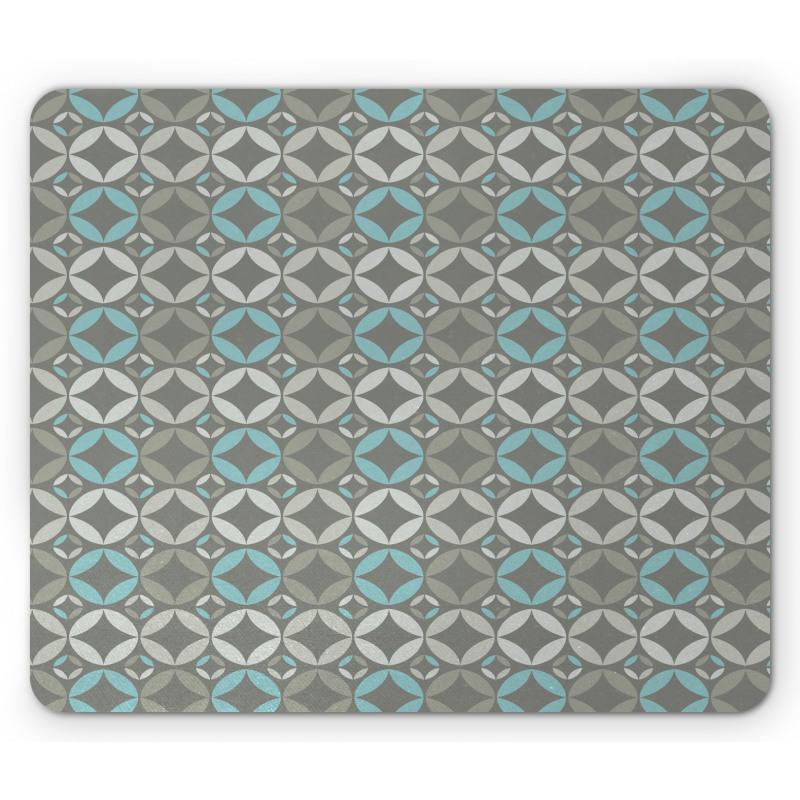 Retro Circles Mouse Pad