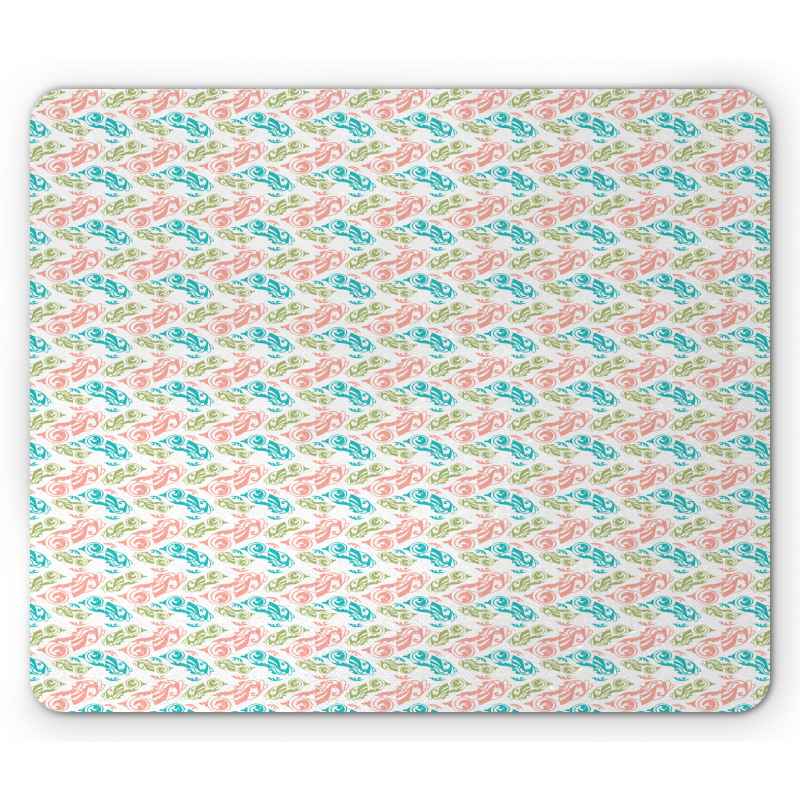 Ornamental Fish Art Mouse Pad