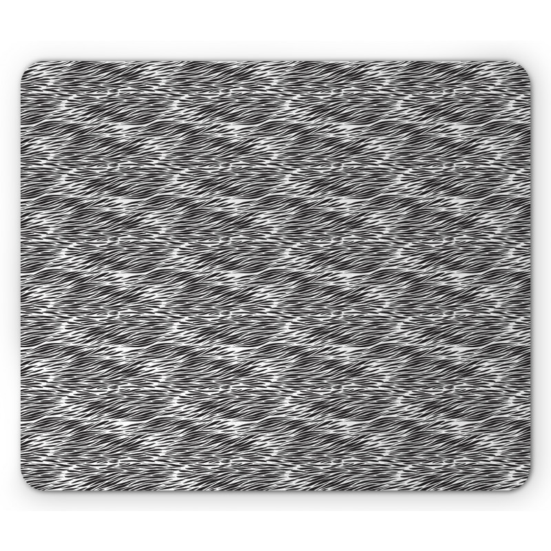 Black White Camo Mouse Pad