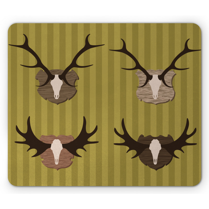 Deer Mous Horns Trophy Mouse Pad