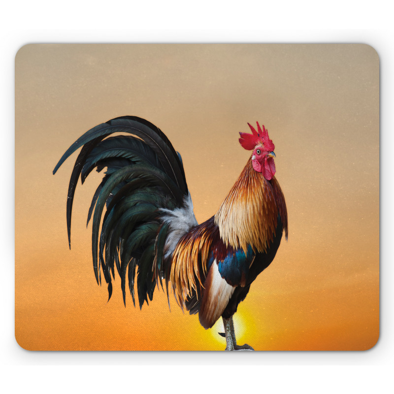 Farm Animal Sunrise Mouse Pad