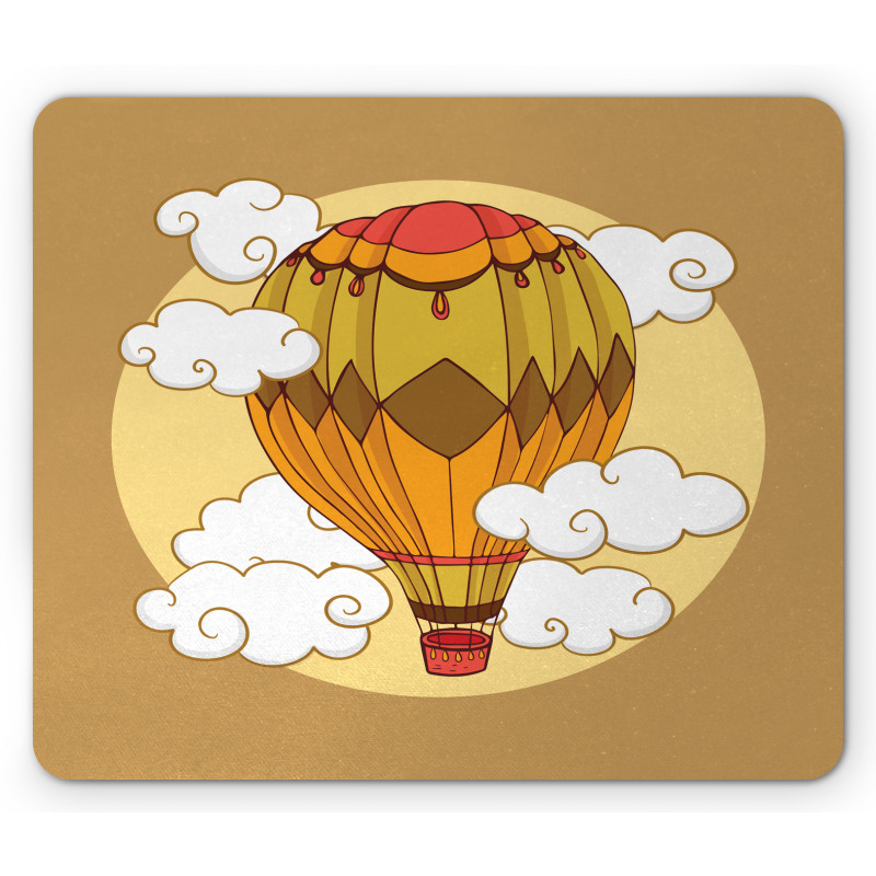 Hot Air Balloon Retro Mouse Pad