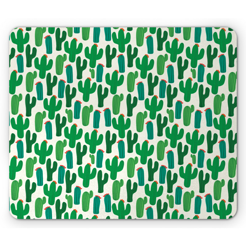 San Pedro Cactus Floral Mouse Pad